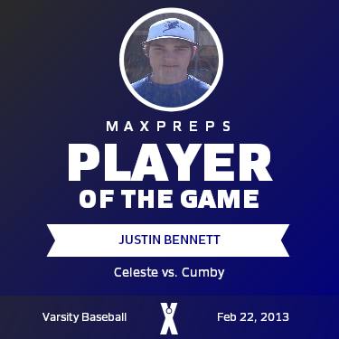 #2 Justin Bennett Player of the Game badge