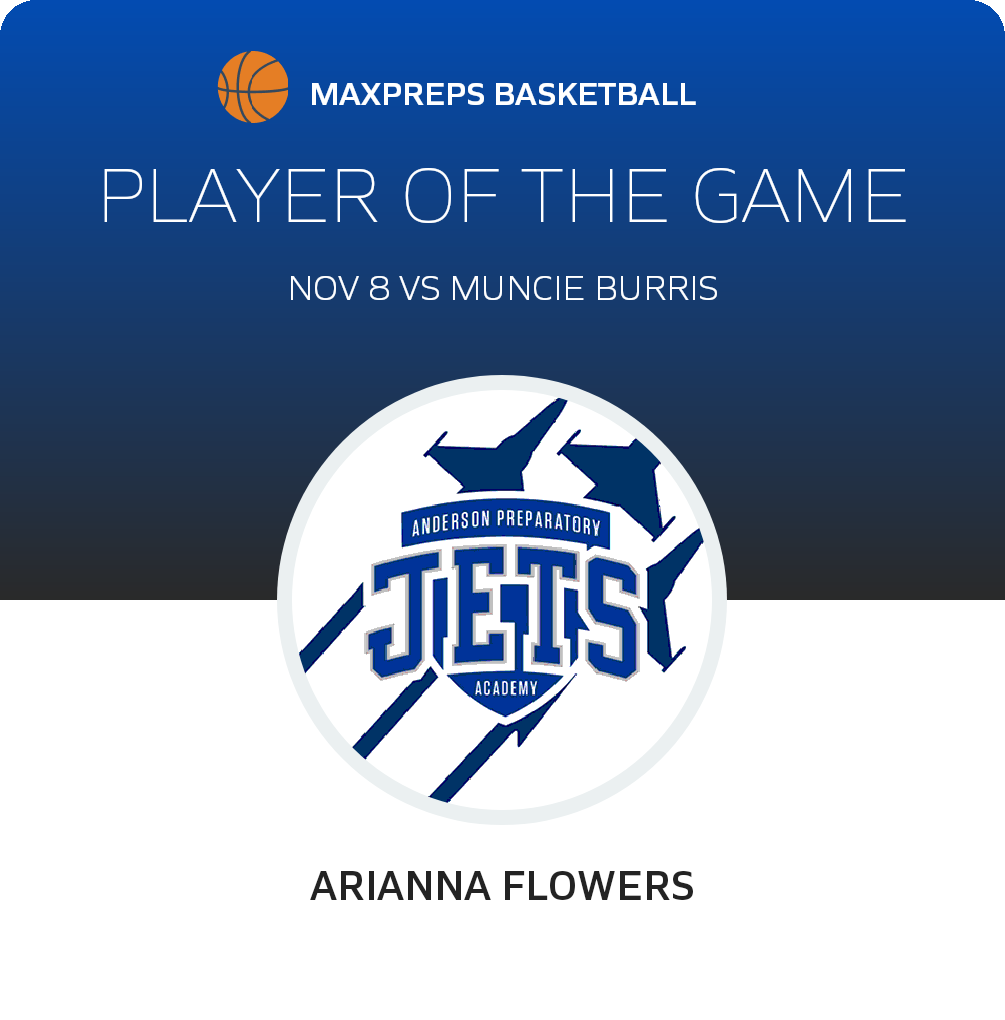 #1 Arianna Flowers Player of the Game badge