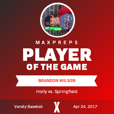 #42 Brandon Wilson Player of the Game badge
