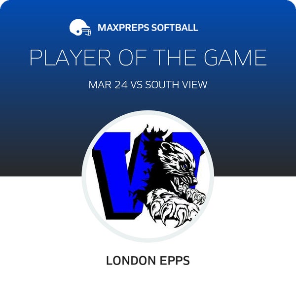 London Epps Player of the Game badge