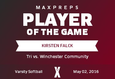 #28 Kirsten Falck Player of the Game badge