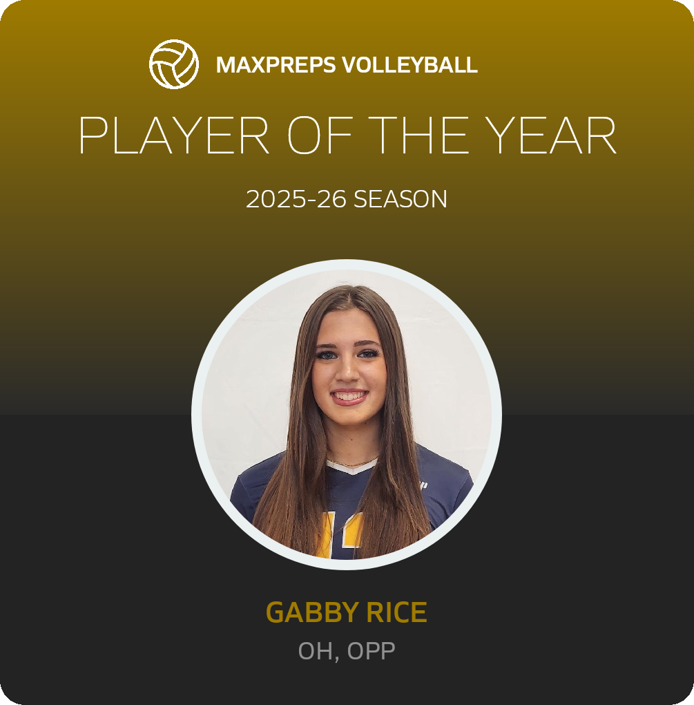Gabby Rice's North Valley Christian Academy Career Home