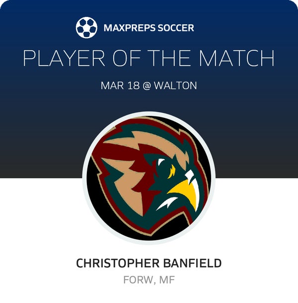 #10 C. Banfield Player of the Game badge