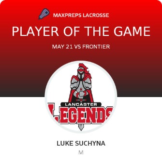 #4 Luke Suchyna Player of the Game badge