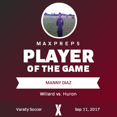 #07 Manny Diaz Player of the Game badge