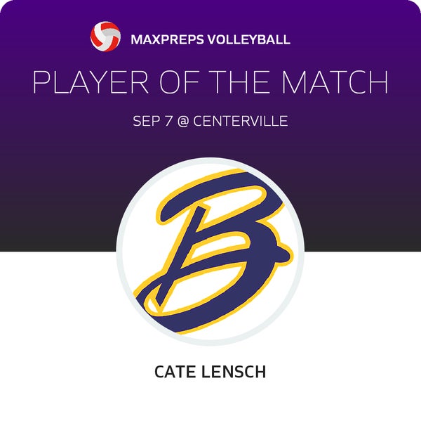 #4 Cate Lensch Player of the Game badge