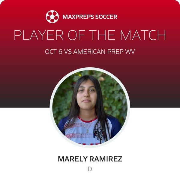 #8 Marely Ramirez Player of the Game badge