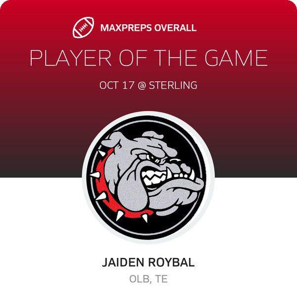 #2 Jaiden Roybal Player of the Game badge