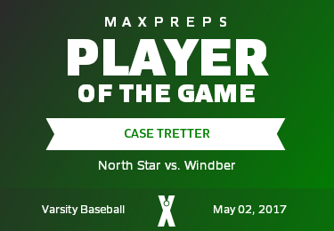 #3 Case Tretter Player of the Game badge