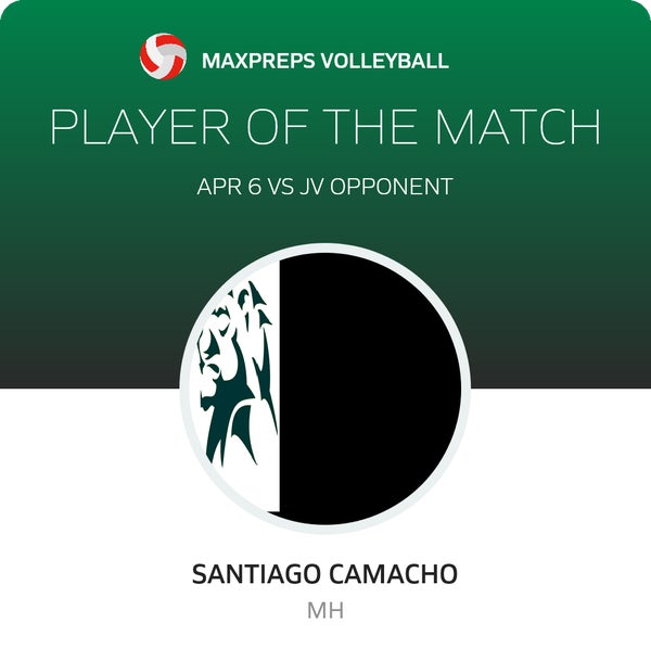 #11 Santiago Camacho Player of the Game badge