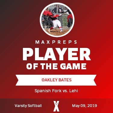 #18 Oakley Bates Player of the Game badge