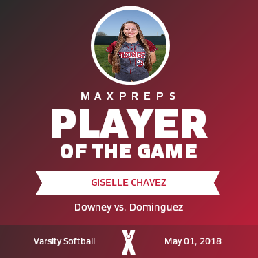 #34 Giselle Chavez Player of the Game badge