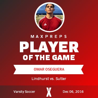 #9 Omar Oseguera Player of the Game badge