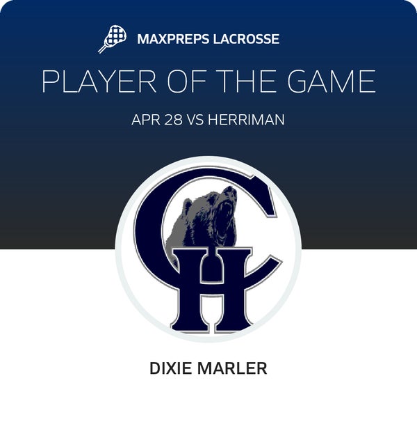 #22 Dixie Marler Player of the Game badge