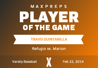 #34 Travis Quintanilla Player of the Game badge