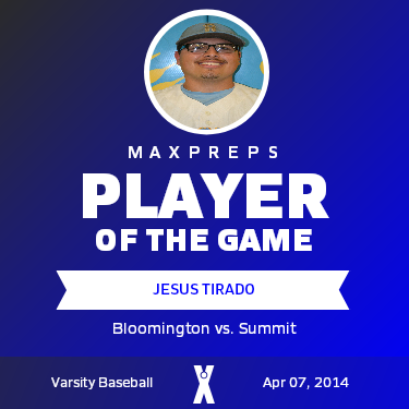 #24 Jesus Tirado Player of the Game badge