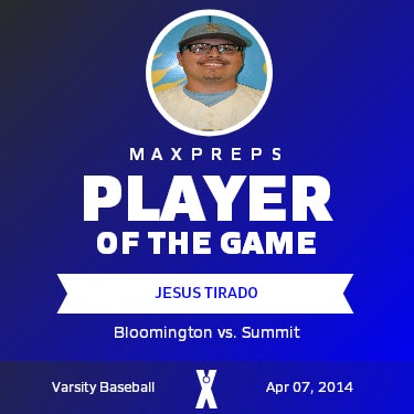 #24 Jesus Tirado Player of the Game badge