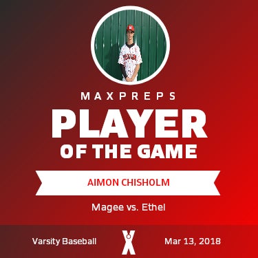#1 Aimon Chisholm Player of the Game badge