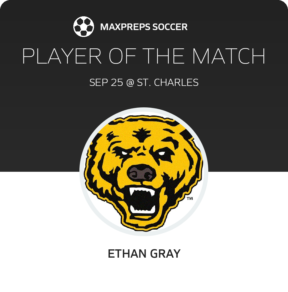 #99 Ethan Gray Player of the Game badge