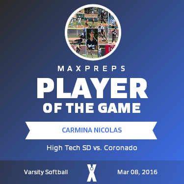 #7 Carmina Nicolas Player of the Game badge
