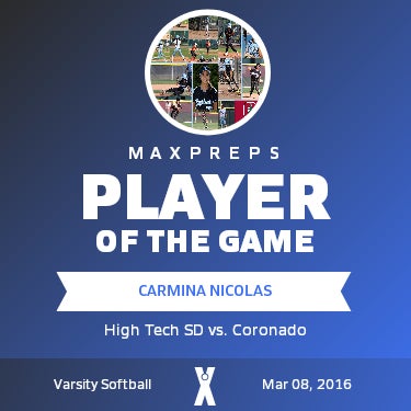 #7 Carmina Nicolas Player of the Game badge