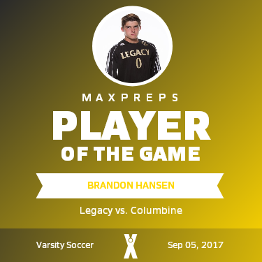 #0 Brandon Hansen Player of the Game badge