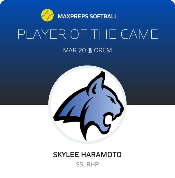 #17 Skylee Haramoto Player of the Game badge