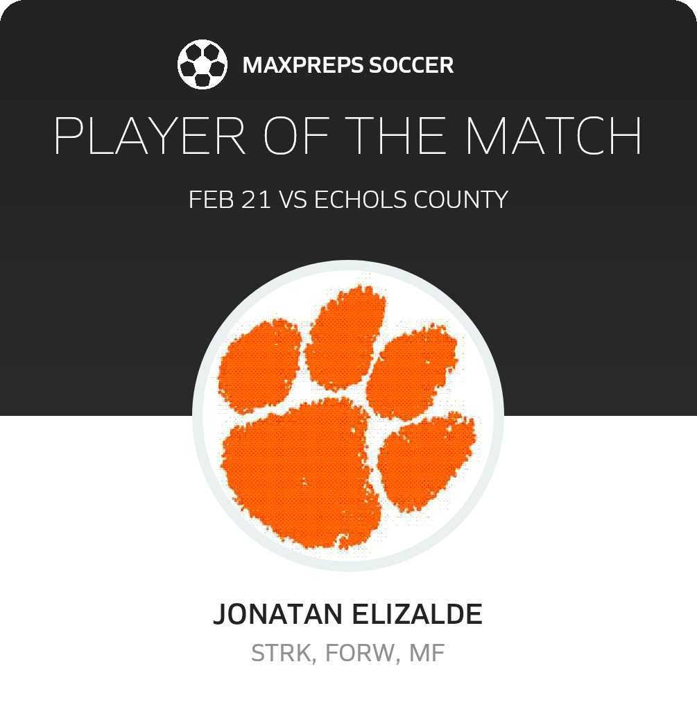 #10 Jonatan Elizalde Player of the Game badge