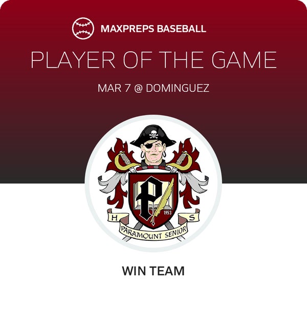 TEAM WIN Player of the Game badge