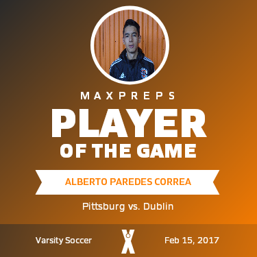 #12 A. Paredes Correa Player of the Game badge