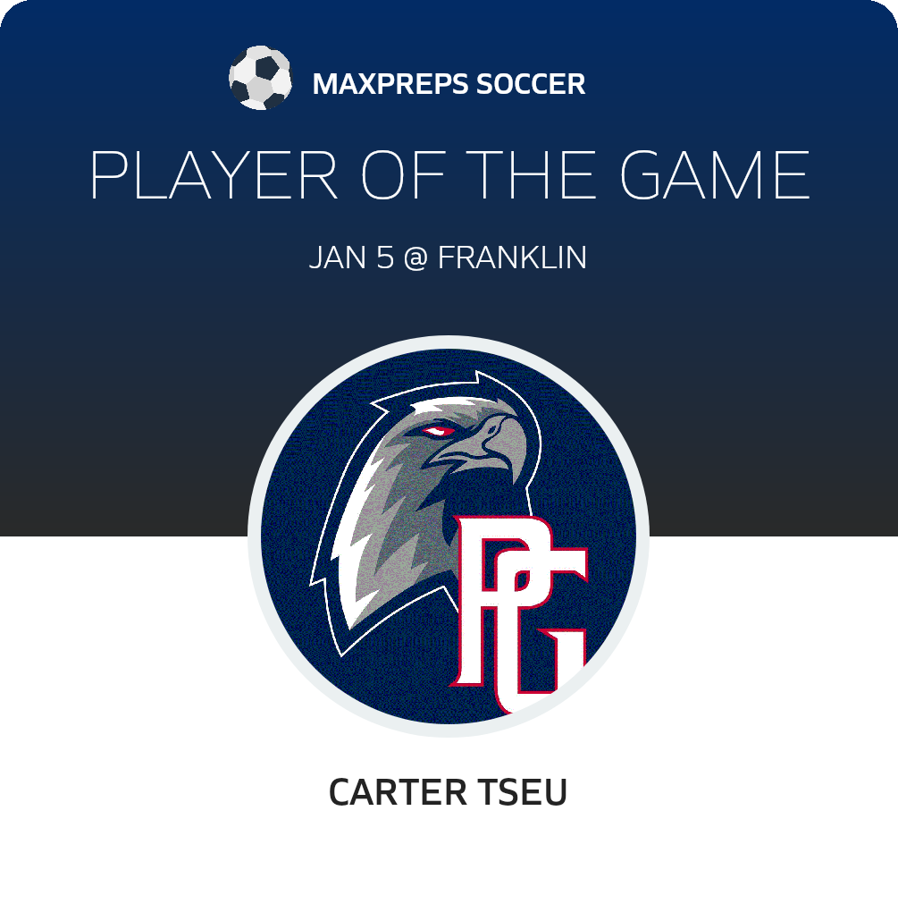 #1 Carter Tseu Player of the Game badge
