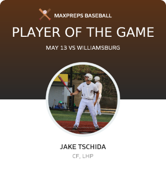#16 Jake Tschida Player of the Game badge