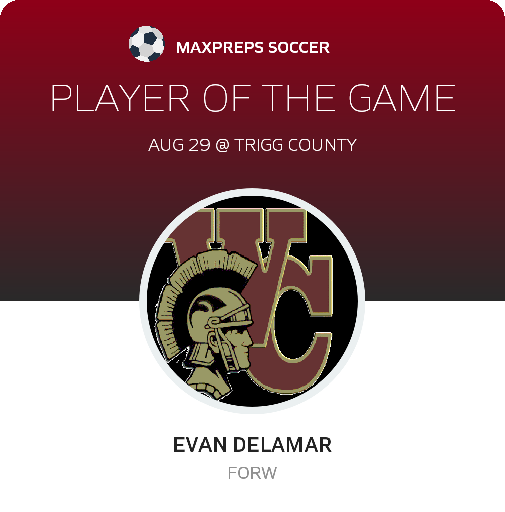 #19 Evan DeLamar Player of the Game badge