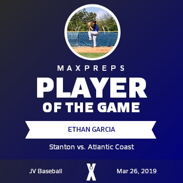 #4 Ethan Garcia Player of the Game badge