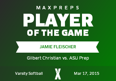#1 Jamie Fleischer Player of the Game badge