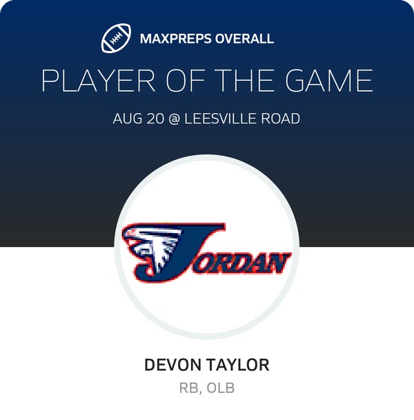 #22 Devon Taylor Player of the Game badge
