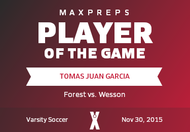 #16 Tomas Juan Garcia Player of the Game badge