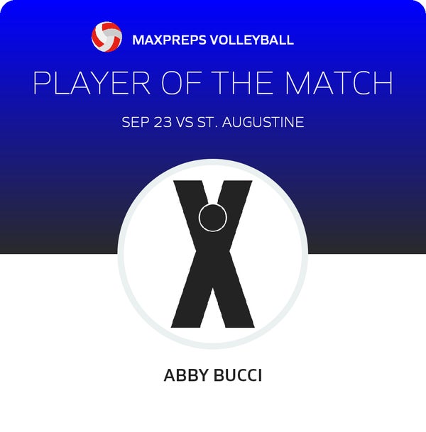 #11 Abby Bucci Player of the Game badge
