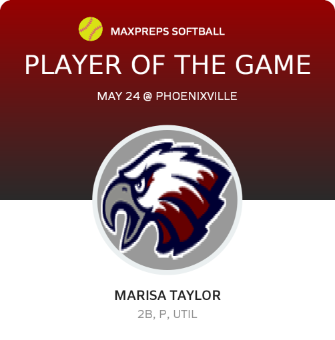 #22 Marisa Taylor Player of the Game badge