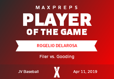 #6 Rogelio DeLaRosa Player of the Game badge