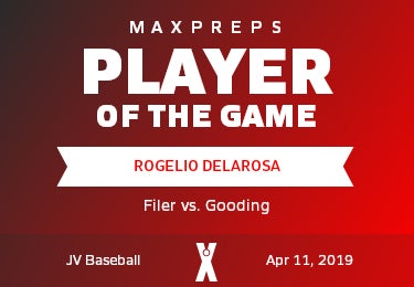 #6 Rogelio DeLaRosa Player of the Game badge