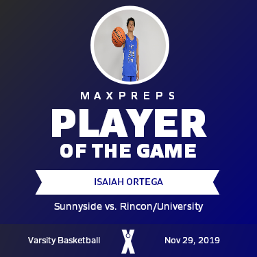 #24 Isaiah Ortega Player of the Game badge