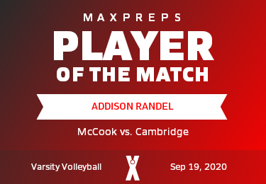 #39 Addison Randel Player of the Game badge