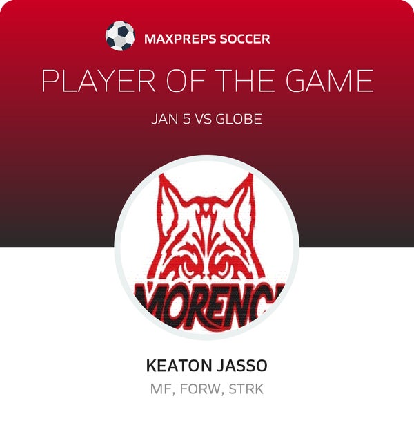 #16 Keaton Jasso Player of the Game badge