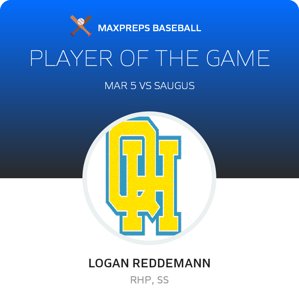 #28 Logan Reddemann Player of the Game badge