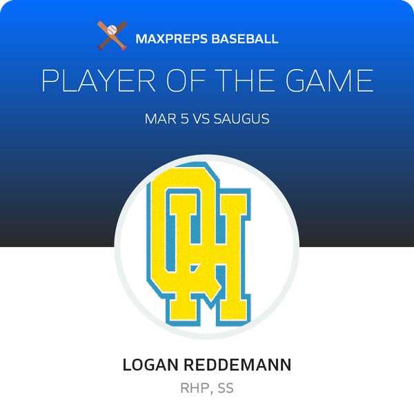 #28 Logan Reddemann Player of the Game badge