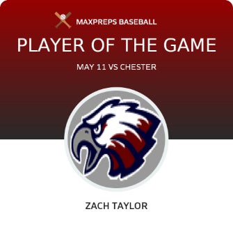 #17 Zach Taylor Player of the Game badge