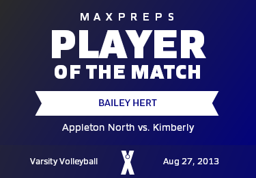 #12 Bailey Hert Player of the Game badge