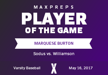 #22 Marquese Burton Player of the Game badge