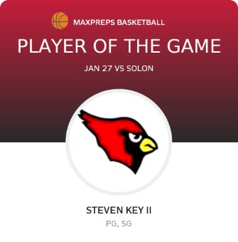 #11 Steven Key ii Player of the Game badge